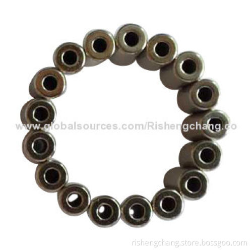 Rare earth neodymium magnet, used in motor, sized 4*2*5.6mm, covered with nickel